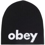Obey Kape Lowercase Beanie Črna Cene