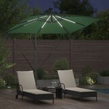  Suncobran Zelena 249 x 249 x 250 cm Poliester i aluminij | Eponuda.ba