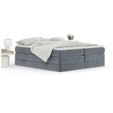 Maison de Rêve Temno siva boxspring postelja s prostorom za shranjevanje/brez vzglavja 200x200 cm Juniper – | Shoptok.si