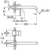 Grohe 199672431 Essence New podometna armatura za umivalnik | Shoptok.si