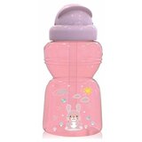 Lorelli sportska flašica za bebe sa slamčicom animals 325 ml roze Cene