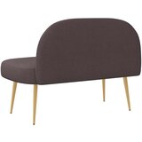  Oblikovana klupa s naslonjačem Tamno smeđa 110 x 60 x 76 cm | shoptok.hr