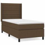  The Living Store Box spring postelja z vzmetnico temno rjava 90x200 cm blago - Box Spring Postelja, (21501134) | Shoptok.si