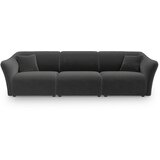 Cosmopolitan Design Temno siva žametna sedežna garnitura 292 cm Tokyo – | Shoptok.si