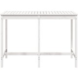  Vrtni stol bijeli 159,5 x 82,5 x 110 cm od masivne borovine | shoptok.hr