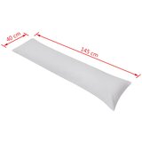  Jastuk za Bočno Spavanje 40x145 cm Sivi | shoptok.hr