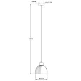 Globo VISEČA SVETILKA Swanson 20/120 cm E27 | Shoptok.si