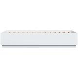 vidaXL Posteljni okvir bel 90x200 cm inženirski les | Shoptok.si