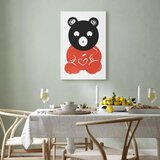  Slika - Thoughtful Bear (1 Part) Vertical 80x120 Na talijanskom platnu | shoptok.hr