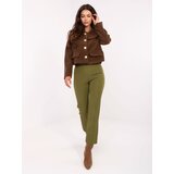 RUE PARIS Trousers-IT-SP-FL9069.00-olive | Shoptok.si
