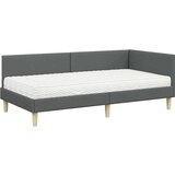  Kotni okvir postelje z matrico Drugo 2 pcs Siva blago, (5000123299) | Shoptok.si