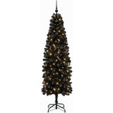  Umjetno usko božićno drvce s kuglicom 210 cm 300 LED lampica | shoptok.hr