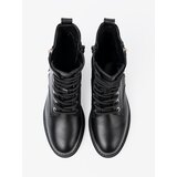 Shelvt Stylish black workers with metal detail | Shoptok.si