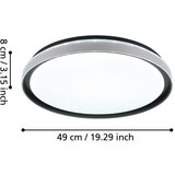 Eglo Črna LED stropna svetilka SELUCI – | Shoptok.si