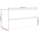 Ormarić za umivaonik boja hrasta sonome 90x38,5x45 cm drveni | shoptok.hr