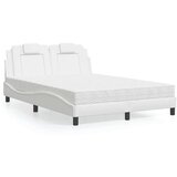 vidaXL Krevet s madracem bijeli 140x200 cm od umjetne kože | shoptok.hr