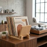 Hanah home stalak za časopise i ploče CPT4901-30, 30 cm, prirodno drvo Cene