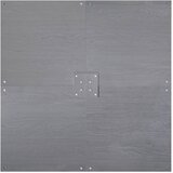  Baza za suncobran Tamno siva drvena estetika 100 x 100 x 4 cm | shoptok.hr