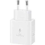 Samsung stenski polnilec z enim USB-C vhodom 45W in priloženim USB-C v USB-C kablom bele barve dolžine 1.8m EP-T4511XWE Cene