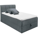 MID.YOU POSTELJA BOXSPRING 120 cm x 200 cm , tekstil antracit | Shoptok.si