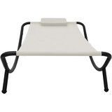  Vrtni ležaj krem 200 x 90 cm čelični | shoptok.hr