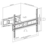 Manhattan Zglobni TV stalak 462440 37"-80" | Eponuda.ba