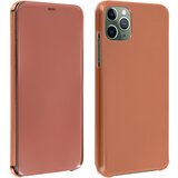 AVIZAR Zašcitna torbica z ucinkom kroma in rebrastim zakljuckom, tanka in lahka - rožnato zlato str. Apple iPhone 11 Pro, (20720571) Cene