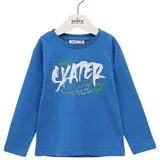 Majica dugih rukava za dečake Skater 17328, Plava
