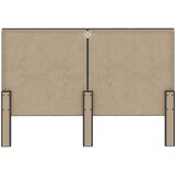  Posteljno vzglavje temno sivo blago 140x200 cm, (20644560) | Shoptok.si