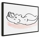  Slika - Sunbathing (1 Part) Wide 120x80 U crnom drvenom okviru | shoptok.hr