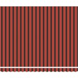 vidaXL Ročna retraktibilna tenda z LED oranžna in rjava 350x250 cm | Shoptok.si
