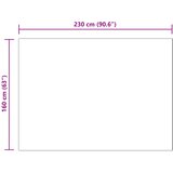  Tepih od umjetne ovčje kože TAFALLA Bijela 160 x 230 cm | shoptok.hr
