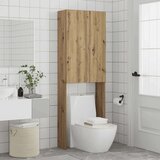 vidaXL Omara za pralni stroj artisan hrast 64x25,5x190 cm | Shoptok.si