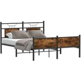 vidaXL Okvir kreveta bez madraca boja hrasta 140 x 200 cm drveni Cijene