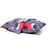 Family posteljina saten Gloria Collection 3PIP makovi siva | shoptok.hr