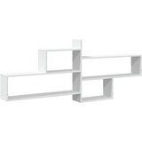  Zidna polica bijela 167,5x18x68 cm od konstruiranog drva | shoptok.hr