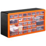 Vonhaus Organizator 30 delni, oranžno črn | Shoptok.si