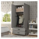 Hanah home Ormar Yaman Luna 1600-043, 80x182x47 cm, Siva | Eponuda.ba