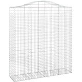  Lučne gabionske košare 7 kom 200x50x220/240cm pocinčano željezo | shoptok.hr