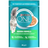 Purina One Indoor Formula - Tuna & zeleni fižol (26 x 85 g) Cene
