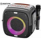 Manta Karaoke zvočnik SPK340 ARES, prenosni, 100 W, RGB LED, IPX5, mikrofon, (5000077870) | Shoptok.si