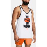 Under Armour Tank Top UA Pjt Rck Get to Work Tank-WHT - Men's Cene