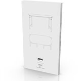 Zone Denmark Svijetlo siva metalna vrtna klupa Disc – | shoptok.hr