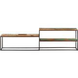 TV ormarić 180 x 30 x 50 cm od masivnog obnovljenog drva | shoptok.hr