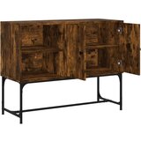  Komoda boja dimljenog hrasta 100x40x79 5 cm konstruirano drvo | shoptok.hr