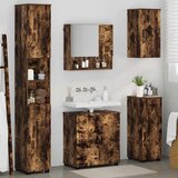  Set namještaja za kupaonicu 5 kom. Dimljeni hrast | shoptok.hr