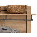 Mömax Garderobni Panel Harvey, Barva Hrasta, Antracit | Shoptok.si