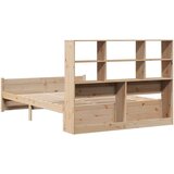 vidaXL Knjižna postelja brez vzmetnice 120x200 cm trdna borovina | Shoptok.si