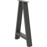 vidaXL Noge stolića za kavu A-oblika 2 kom antracit 60x(72-73)cm čelik | shoptok.hr