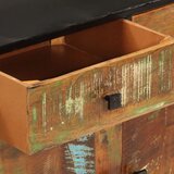  Komoda 140 x 35 x 70 cm od masivnog obnovljenog drva i metala | Eponuda.com
